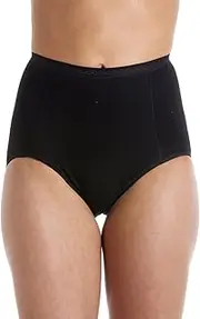 Camille Womens High Waist 2 Pack White Cotton Control Full Briefs