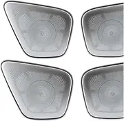 4pcs 64 Car LED Door Midrange Speaker Covers Trim Ambient Light Replacement Compatible with Mercedes-Benz A-Class W177 2019-2021