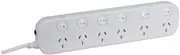 6 way Powerboard with Switches and Surge & Overload Protection