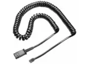 HP Poly 85R38AA M22 Replacement Coil Cord for Headset - 10 ft Quick Disconnect