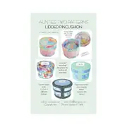 Lidded Pincushion Pattern By Aunties Two Patterns Quilting Sewing Craft