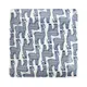【獨家出清2件48折】Natural69 波佐見燒 Janke系列 正方形淺盤 17cm 羊駝 線條 日本製