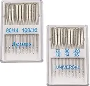 Anneome 3sets Sewing Tools DIY Needles for Electric Manual Machines for Crafts Stitching 2boxes*3