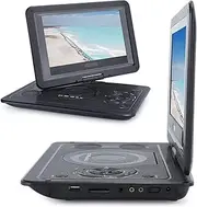 Bewinner 13.9 Inch DVD Player, Portable Mini EVD Player with LCD Display, Multifunction TV/FM/USB/Game, Smart Power Failure Memory Function, Best Gift (EU Plug), BEWINNEROD1GBVPZKR-12
