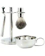 Bey-Berk Mach 3 Razor & Pure Badger Brush