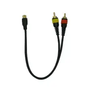 Peavey PV Y 1' - RCA Female to 2) RCA Males