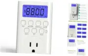 Watt Meter Plug with Backlight, Plug-in Socket Power Meter Electricity Usage