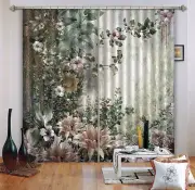 3D Flowers 36 Blockout Photo Curtain Printing Curtains Drapes Fabric Window AU