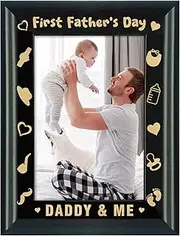 HEYINSHEN first father day daddy and me Photo Booth Frame