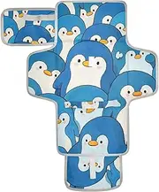 Reusable Changing Pads for Baby with Tissue Pocket Diaper Changing pad Portable with Built-in Pillow