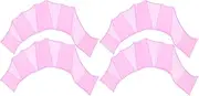 uxcell Silicone Swimming Gloves, 2 Pair Webbed Swim Gloves Finger Frog Type Water Resistance Gear Paddle Fins for Aquatic Training, Purple, L