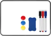 Mtxorvix Mini Magnetic Whiteboard, 21 X 30 cm Small White Board, A4 Desktop D...