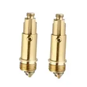 2 x Basin Sink Clicker Pop Up Bolt Basin Bath Sink Drain Click Clack Plug Bolt