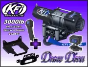 3000lb KFI Steel Winch Mount Combo - 2010-20 Can-Am Commander 800 1000 E Max