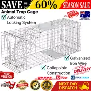 TRAP Humane Possum Feral Cat Rabbit Bird Animal Trap Live Rat Fox Bunny Catch