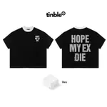 TINBLE 260GSM T 恤 - HOPE MY EX - T 恤 - BOXY MIX FORM