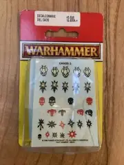 Warhammer Chaos Transfers Blister Sealed NOS OOP