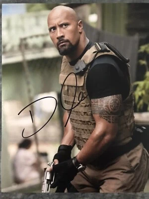 Dwayne Johnson Signed Fast And Furious 8x10 Photo With COA