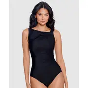 Miraclesuit Swim Avra Underwired High Neck One Piece Shaping Swimsuit