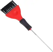 MERRYHAPY Hair Styling Comb Stainless Steel Pin Tail Brush Hair Dye Applicator Brush for Home Salon Use