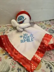 NEW Rudolph The Red Nosed Reindeer Bumble Rattle Security Blanket Blankie Lovey