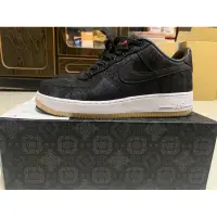 在飛比找蝦皮購物優惠-nike Air Force 1黑絲綢 Us9 CLOT x