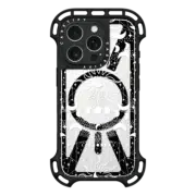 iPhone 16 Pro Ultra Bounce Case MagSafe Compatible Sun Moon Stars White Galaxy Boho