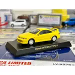 KYOSHO 1/64 HONDA INTEGRA TYPE R DC2 黃 本田 CIVIC EK9 TLV NSX