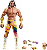 WWE Elite Action Figure Wrestlemania Macho King Randy Savage with Accessory and Mean Gene Okerlund Build-A-Figure Parts
