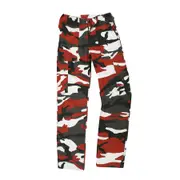 RTC M65 Style Combat Trouser Cargo Military Work Pants Red Camo W"28"