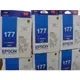 EPSON 原廠【177超值量販包】含T177150+T177250+T177350+T177450墨水(墨水匣)各一顆。適用：XP102/XP202/XP302/XP402