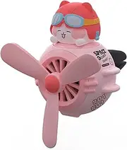 Car Air Fresheners Cute Pilot Cat, Car Vent Air Freshener Rotating Propeller Automotive Air Outlet Fan Creative Car Diffuser, Car Accessories Cute, Car Perfume Decoration