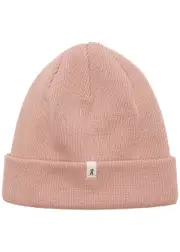 ON Ribbed Wool Beanie - Rose ONE SIZE