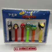 Rare PEZ Hero’s Collection 1999. Batman, WW, Spider Man, Hulk, Tmnt, Wolverine