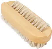 Multipurpose Nail Cleaning Brush with Double Sided Design for Removing Toenail Buildup, Suitable for Hand Workers, Mechanics, Gardeners, Landscapers, Grass Tree + Faux Pig Hair
