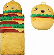 Kid's Nap Buddies Character Preschool Nap Mat, Toddler Sleeping Bag with Pillow for Daycare, Ages 3+