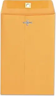 Kraft Clasp Envelope Side Seam 28lb 6 x 9 Light Brown 100/Box