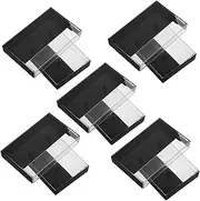 10pcs Tape Storage Box Compact Plastic Case Cassette Tape Cover Cassette Tape Storage Case Clear Cassette Tape Cases Cassette Tape Pouch Plastic Protective Cases Cassette Organizer