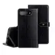 Asus ROG Phone 7 七代 皮革保護套(BUCKLE) - 鱷魚紋磁扣帶左右翻蓋皮套