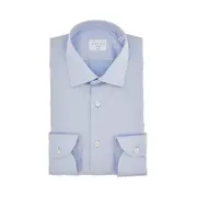 [XACUS] XACUS 'Travel Shirt' Tailor Fit cotton shirt Man 45 45 Blue