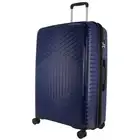 65cm Medium Hard-Shell Suitcase Travel Luggage Bag Navy Pierre Cardin