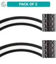 Pack of 2 Sunlite Street S7 Classic 26x2x13/4 S7 Clincher Wire 45 Black/Wht