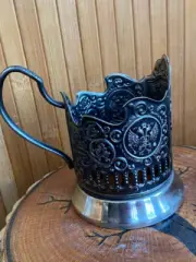 Cup holder, Moscow People's Bank, Coat of arms of Russia