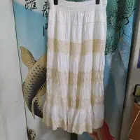 在飛比找蝦皮購物優惠-專櫃ABITO米白色蕾絲長裙