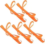 GARVALON Motorcycle Tie Down Straps 10pcs Heavy Duty 25mm Loop Straps Car Bicycle Utv
