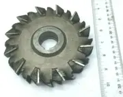 Cleveland Twist Drill Co. 6 x 1 x 1-1/4 H.S Side Milling Cutter Staggered Teeth