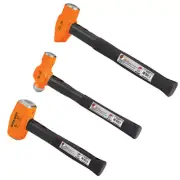ATD BAM Trio 3pc Indestructible Handle Hammer Set w/ Ergo Grips #14033