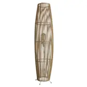 Materna Handwoven Rattan Floor Lamp