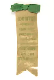 1914 Greene County Firemen's Association Convention 5.5" Ribbon
