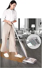 Power Sweeper Hand-Held Pole Type Electric Mop Suction Type Household Mopping Machine for Home Office Etc